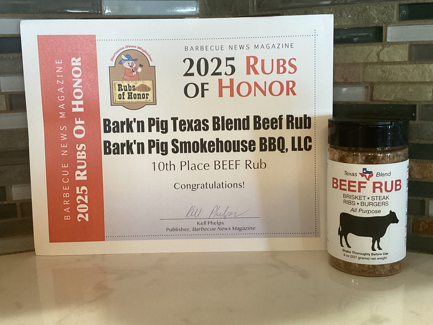 Beef Rub 6oz. Shaker